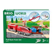 Brio Pullback Trein Set - 28dlg.