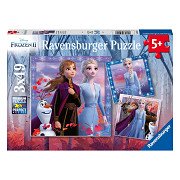 Ravensburger Jigsaw Puzzle Frozen 2 The Journey Begins - 3x49 pieces.