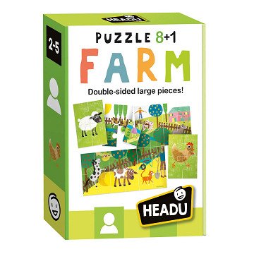 Headu Jigsaw Puzzle Double Sided 8in1 Farm