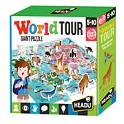 Headu Puzzle-Welt mit 3D-Elementen, 108 Teile.