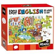 Headu Easy English 100 Words Farm, 108pcs. (AND)