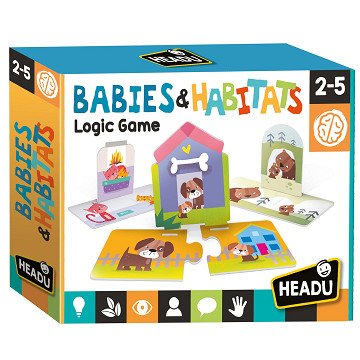 Headu Animals and Habits Puzzle Game