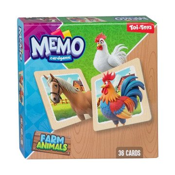 Memo Memory Spiel Bauernhoftiere