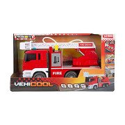 Vehicool Brandweer Ladderwagen - 28cm