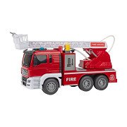 Vehicool Brandweer Ladderwagen - 28cm