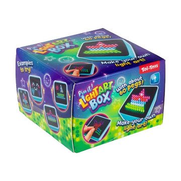 Kunstkubus Pin It met Licht