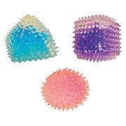 Glitter Knijpfiguren Geometrisch - 3st.