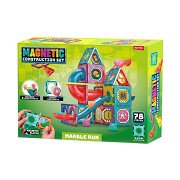 Bouwset Magneetpanelen Knikkerbaan - 78dlg.