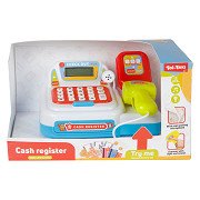 Cash Register with Light and Sound - incl. Cash + Scanner