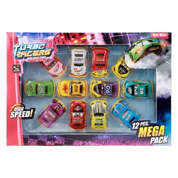 Turbo Racers Pull Back Rally Auto's - 12st.