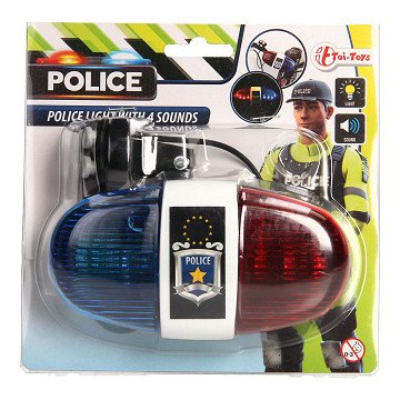 Bicycle siren police with light