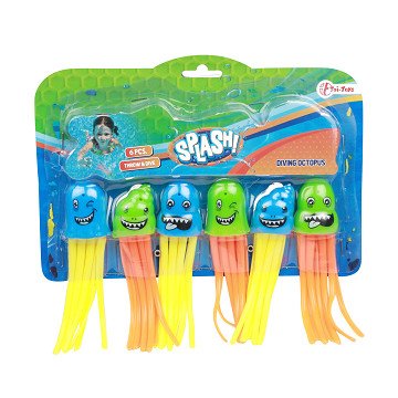 Splash Dive Octopus, 6pcs.