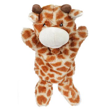 Pluchen Handpop - Giraffe