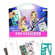 Sketchbook Fashion Rockster with Stickers and Templates