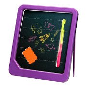 Neon Glow Drawing Board with Pen and Sponge