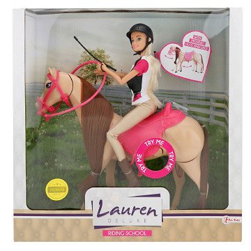 Lauren Teen Doll on Moving Horse