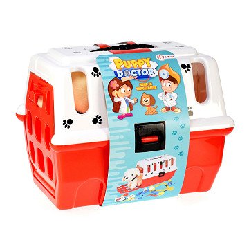 Hond in Koffer XL Dokter Dierenarts