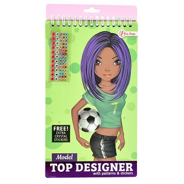 Top-Designer-Skizzenbuch – Modell mit Diamanten