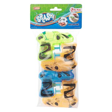 Splash Waterpistool Kleur, 4st.