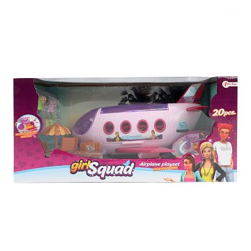 Girl Squad Airplane Playset