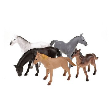 Animal World Horses, 5pcs.