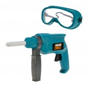 Power Tools Drill with Safety Glasses