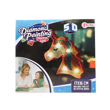 Diamond Painting Lampe Einhorn