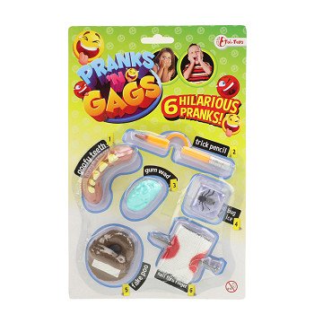 Scherzartikel, 6-tlg.