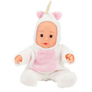 Baby Beau Baby Doll in Animal Suit - Unicorn