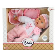 Baby Beau Baby Doll with Bottle and Bib, 40cm