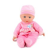 Baby Beau Babypop met Flesje, 30cm