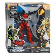Roboforces Transform Car Robot Red