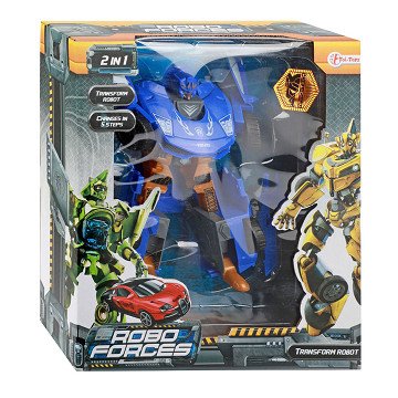 Roboforces Transform Car Robot Blue