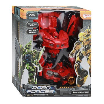 Roboforces Change Robot - Car Red