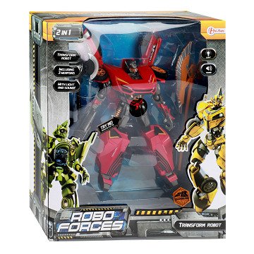 Roboforces Change Robot - Race Car Red