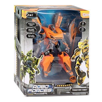 Roboforces Change Robot - Race Car Orange