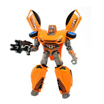 Roboforces Change Robot - Race Car Orange