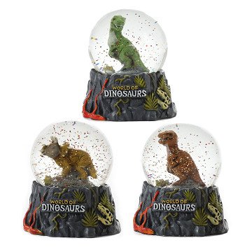 World of Dinosaurs Schneekugel Dino