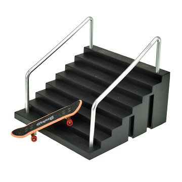 Finger Skateboard with Stairs, 4pcs.
