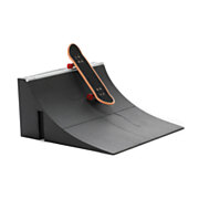 Finger skateboard with ramp