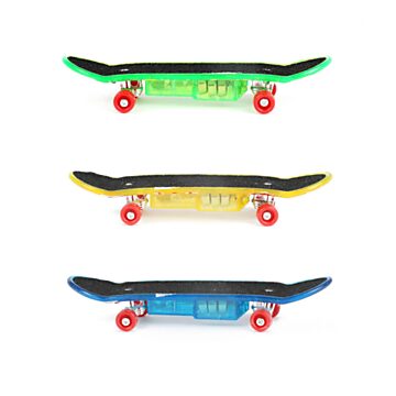 Finger Skateboard with Light and Extra Wheels
