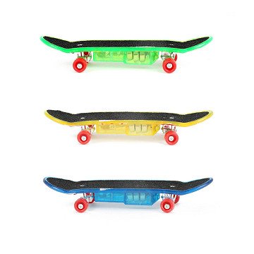 Finger Skateboard with Light and Extra Wheels