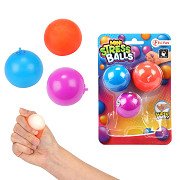 Mini Anti Stress Balls, 3 pcs.