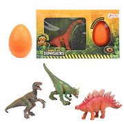 Welt, Von, Dinosaurierer, Dino, Mit, Überraschung, Egg