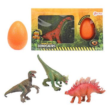 Welt, Von, Dinosaurierer, Dino, Mit, Überraschung, Egg