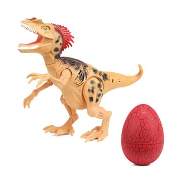 World of Dinosaurs Dino with Sound and Egg Orange