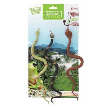 Lifelike Snakes Stretchable, 3pcs.