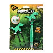 Dinosaur Mega Paperclip with Pen