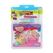 Creativity Coloring with Water Princess with Marker