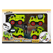 Cars & Trucks Construction Vehicles with Screwdriver
